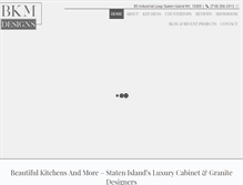 Tablet Screenshot of beautifulkitchensandmore.com